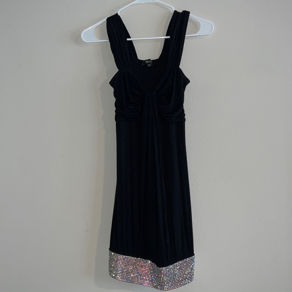 SKY BRAND SIZE XS SLEEVELESS RHINESTONE DRESS